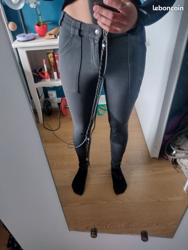 Pantalon équitation ultraléger femme vert FOUGANZA | Decathlon