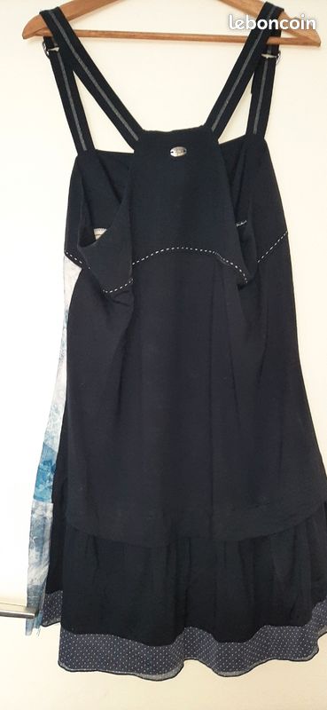 Robe Tunique LMV Noir - Taille 44, Style Soirée, Neuf Sans étiquette, Matière Mixte