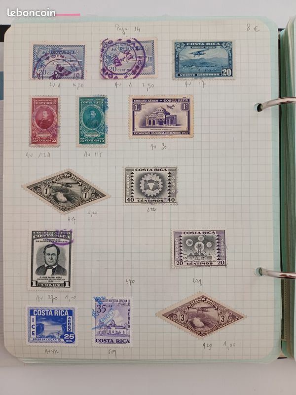 Timbres du Costa Rica (image 13)