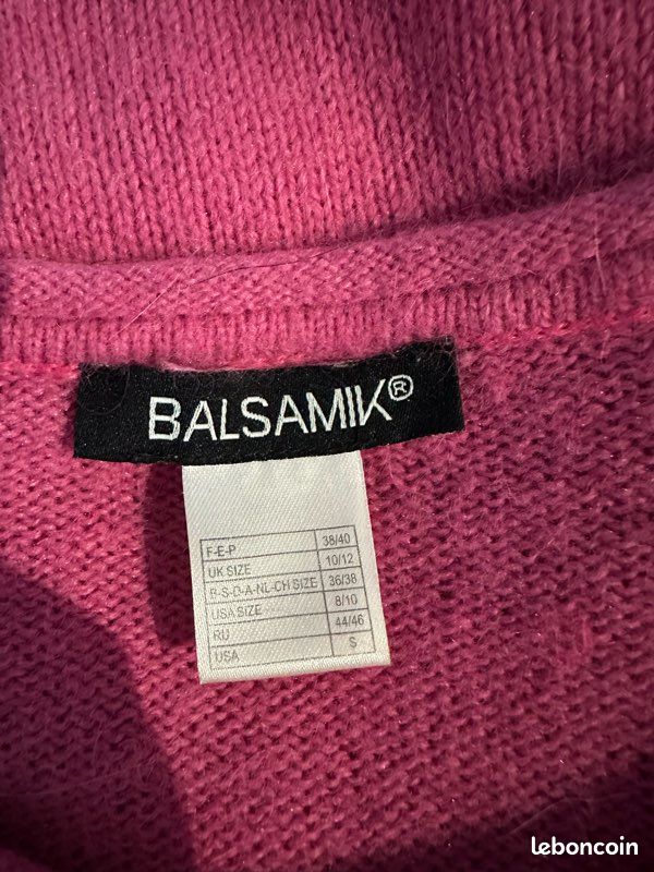 Pull rose bonbon angora balsamik T38/40 M/L (image 8)
