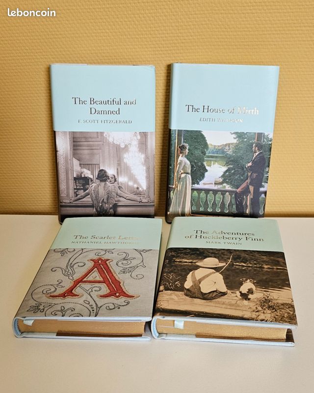 Coffret 4 livres classiques anglais Macmillan – neufs, tranches dorées (image 2)