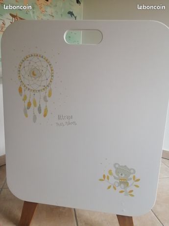 Lit bébé en bois à barreaux + coffre à jouets (image 12)