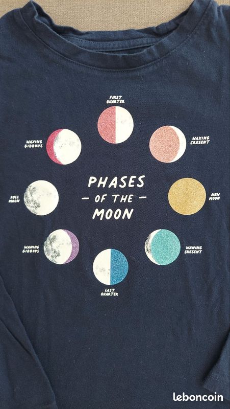 T-shirt Basique Manches Courtes Gap Pour Garçon - Bleu, Coton, Taille 10 Ans