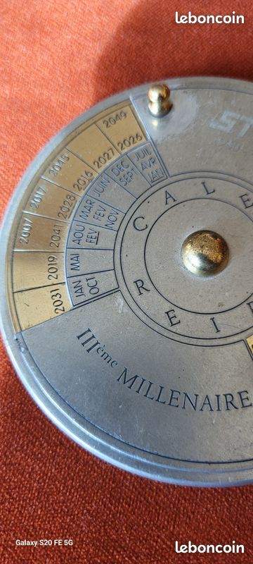 ETA 1258 2575-2576 Frein De Disque Calendrier Avec Ressort Date