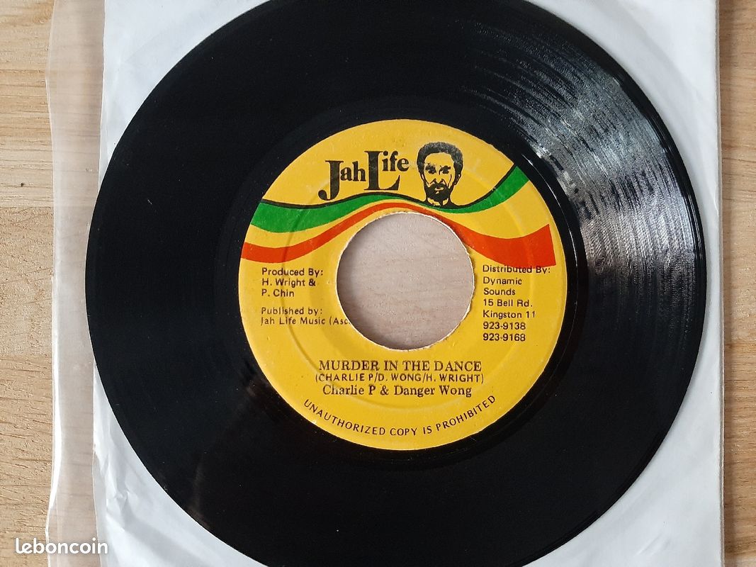 45 Tours reggae - Charlie P & Danger wong - Murder in the dance (image 2)