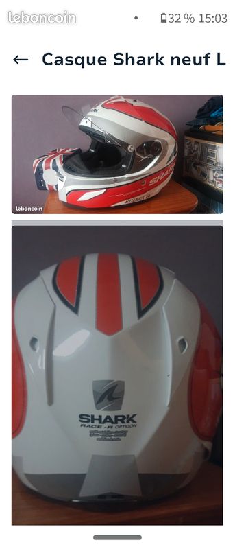 Casque moto shark race R optigone (image 1)