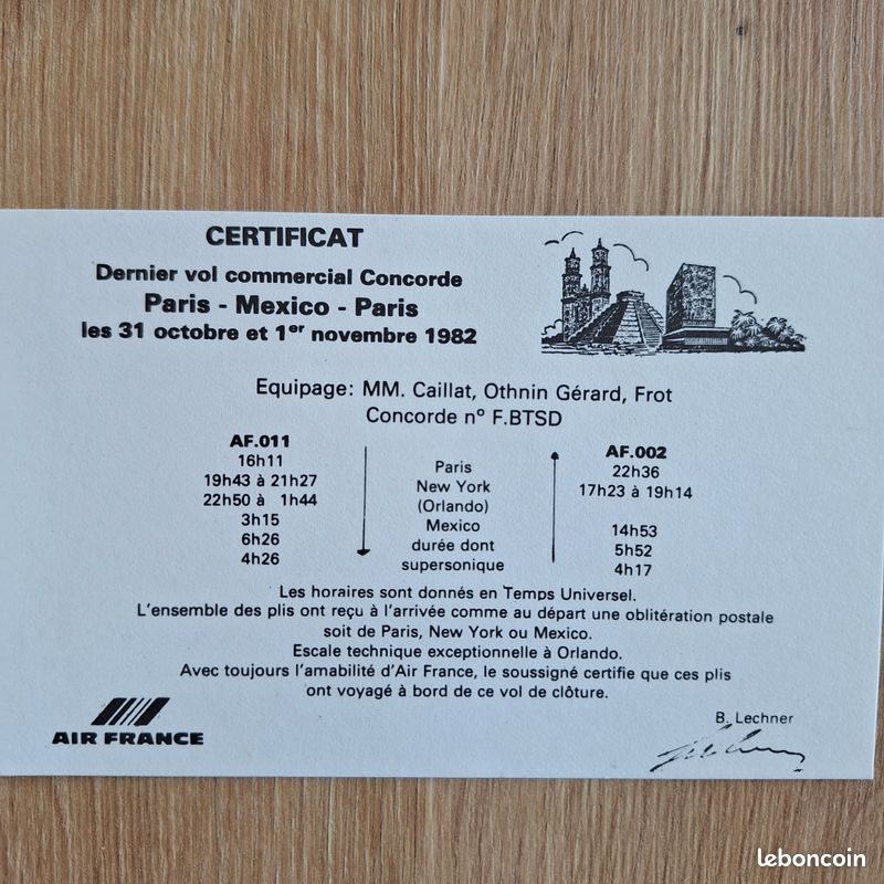 Dernier vol Concorde Paris/Mexico (image 4)