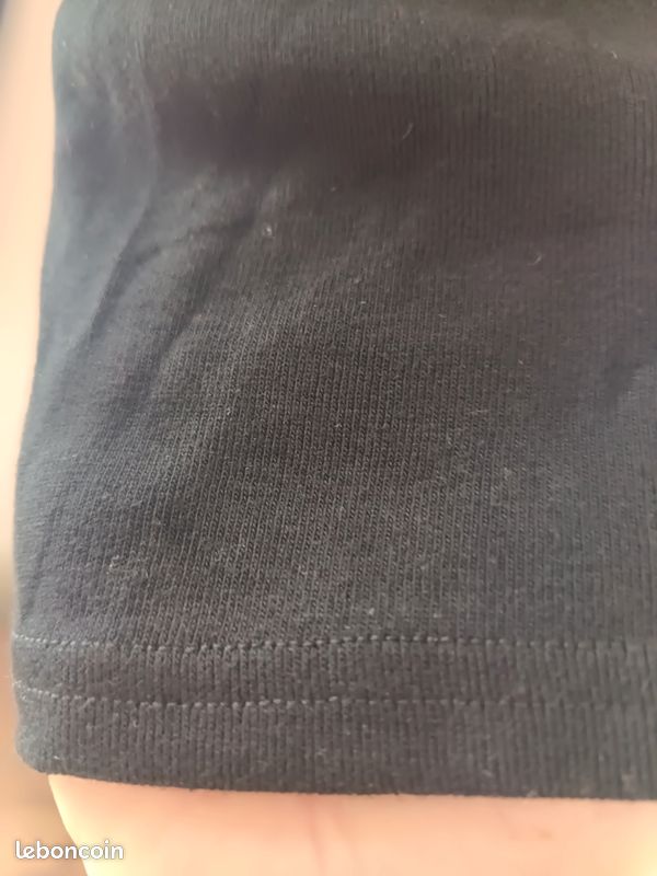 Pull femme noire Camaïeu taille 2. 100% coton (image 5)