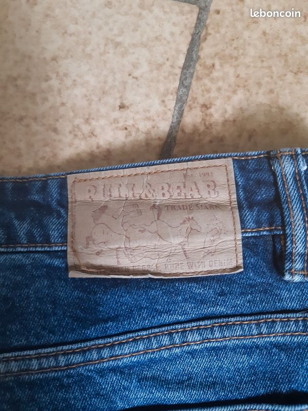 Jean large bleu (image 7)