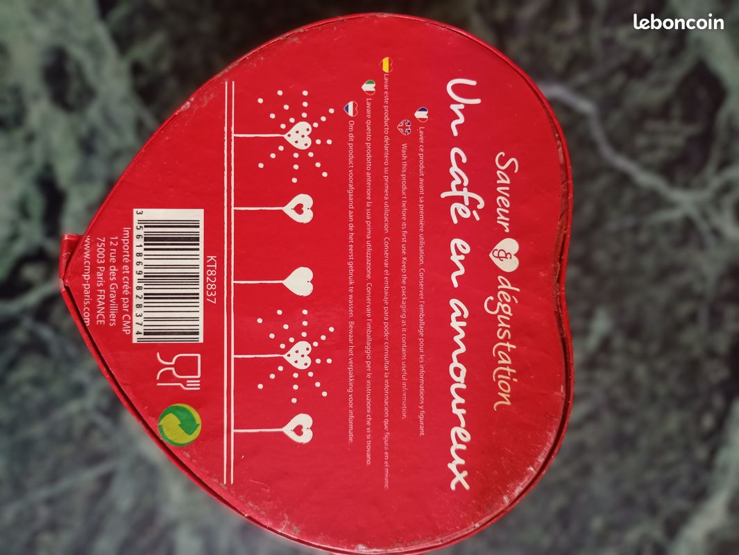Coffret de 2 tasses à café en amoureux (image 7)