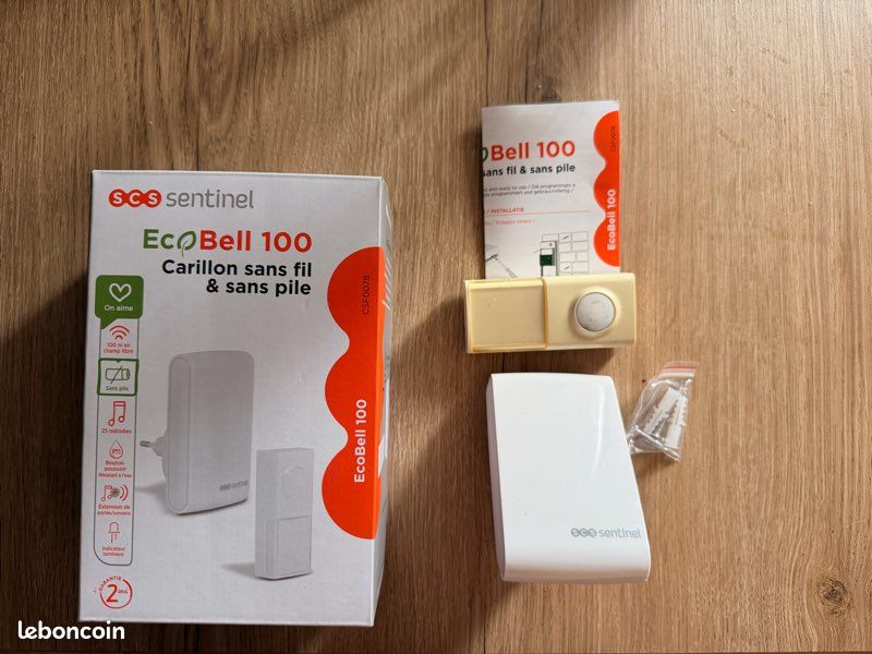 Carillon sans fil SCS Sentinel Ecobell 100 (image 1)