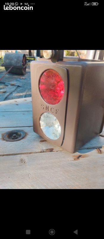 Lampe signalisation vintage SNCF (image 2)