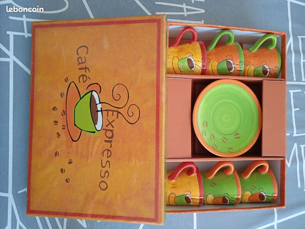 Service de 6 tasses à café (image 1)