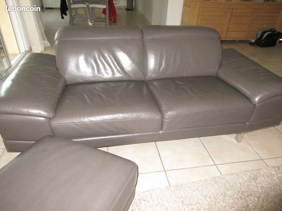 Canapé cuir (image 2)