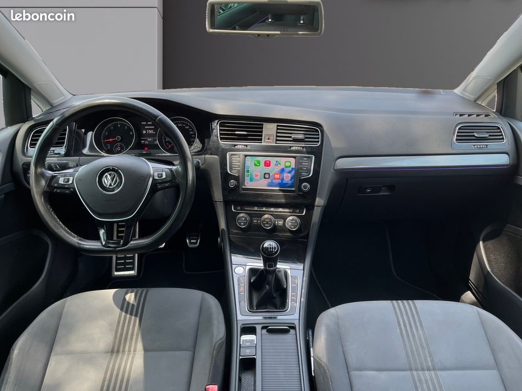 VOLKSWAGEN GOLF 7 VII 1.4 TSI 125 ALLSTAR MULTIFUEL - ACC - Caméra - Carplay - GARANTIE 12 MOIS (image 2)