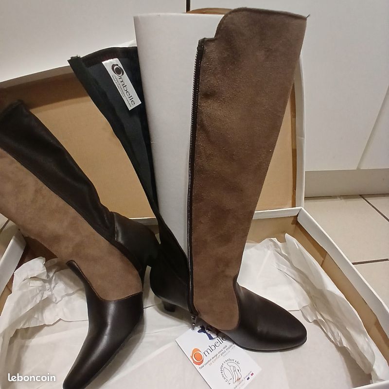 Botte Ombelle T36 neuf cuir made in france (image 3)