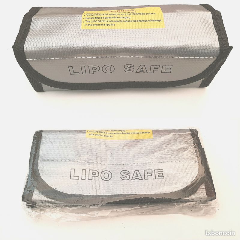 Sac De Protection Lipo Ignifuge 220x180 Mm – Sécurité Max Pour Charge Et Stockage Batteries, Anti-feu Renforcé