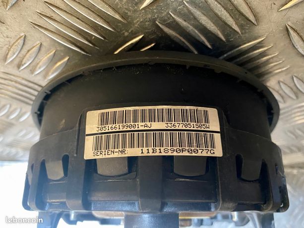 Airbag Volant BMW Série 3 E90 E91 E92 E93 - Occasion, Fonctionnel, Avec Traces D'usure