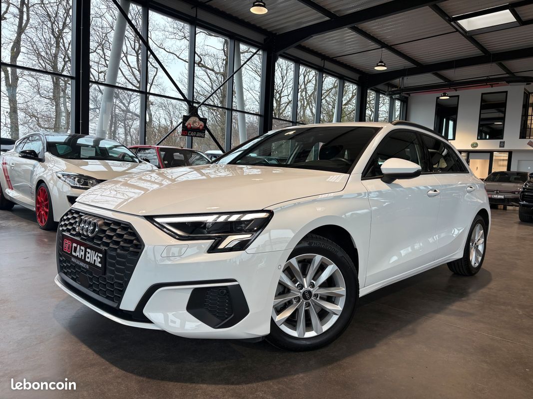 Audi A3 Sportback TDI 150CH S Tronic Garantie 6 ans Suivi Audi feux LED Apple Carplay GPS Sièges chauffants 419/mois (image 1)