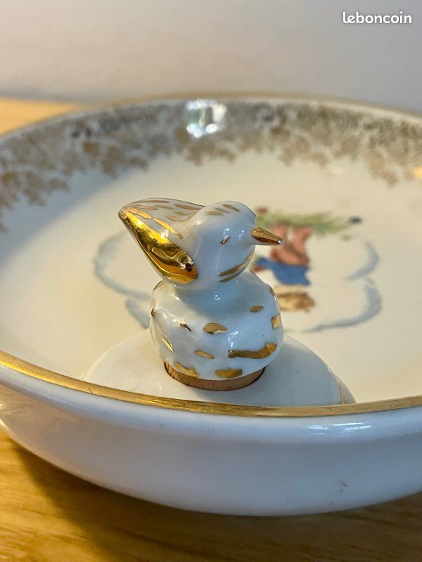 Belle Assiette Chauffante Porcelaine Limoges Années 1950 (image 7)