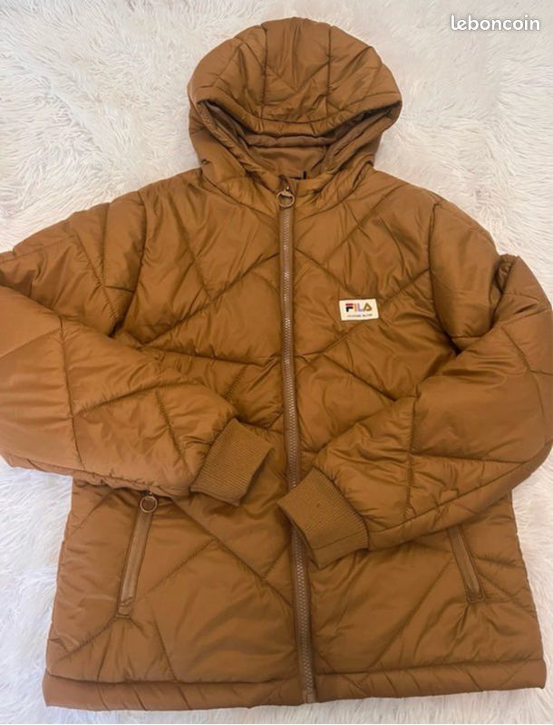 Doudoune Fila 13/14 ans fille Camel Vêtements