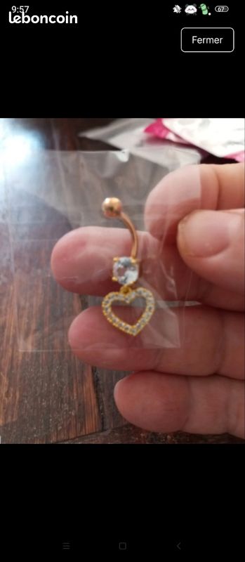 Jolie percing en titane (image 1)