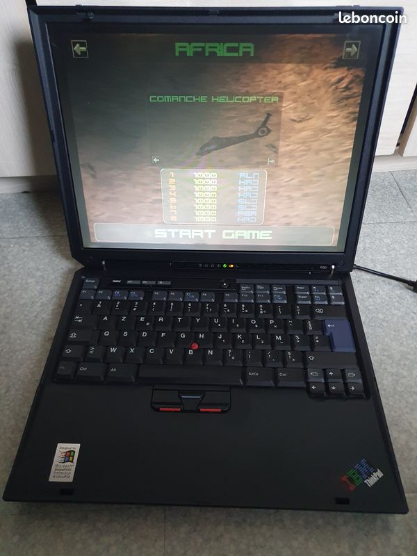 IBM ThinkPad R51, Ordinateur Portable Retrogaming, état Correct