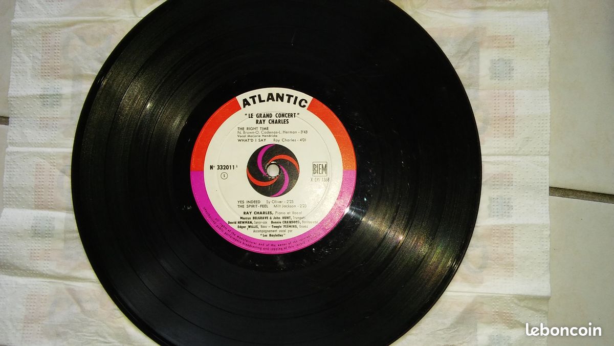 33T "le grand concert" Ray Charles (image 3)