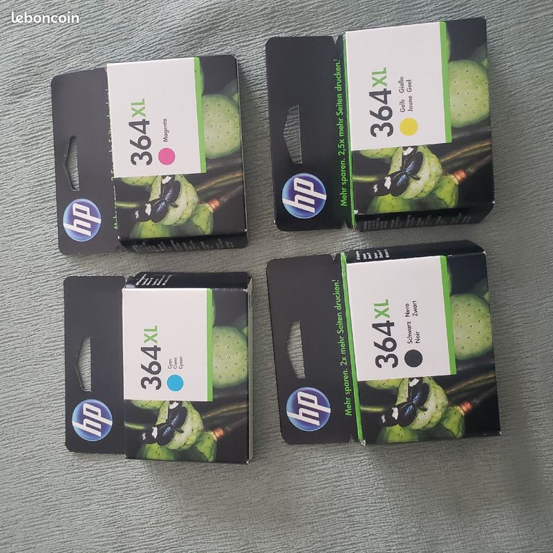 HP 364 Black Cyan Magenta Yellow Ink Cartridge Combo Pack (image 2)