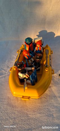 1984 GEOBRA PLAYMOBIL System 3479 Plongeurs avec Bateau Zodiac Excellent ! EUR 89,99 - ES