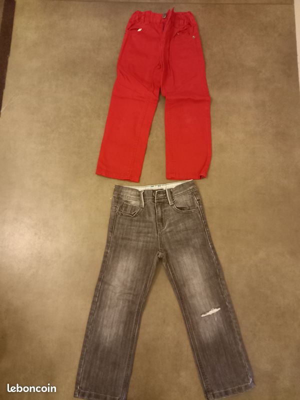 Jean enfant 5 ans lot de 2 (image 1)
