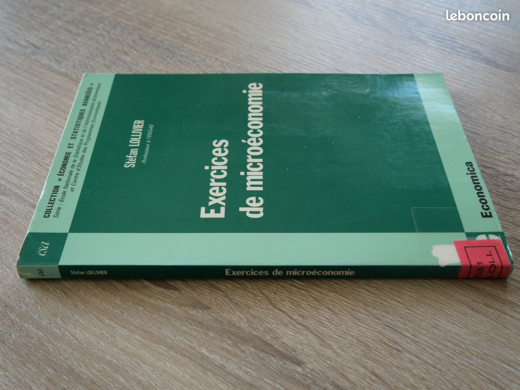 Lot de 2 livres de microéconomie : introduction, exercices et corrigés (image 8)