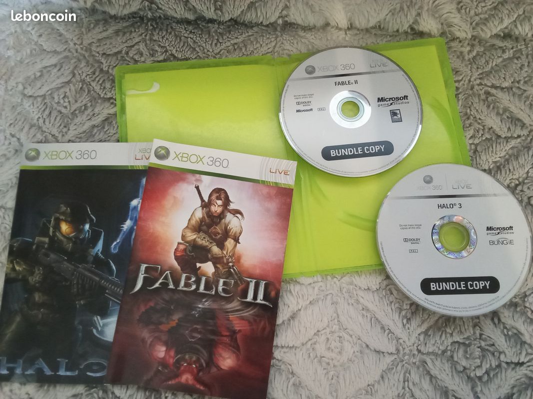 Fable 2 + Halo 3 Bundle Xbox 360 (Complet Pal fr) (image 3)