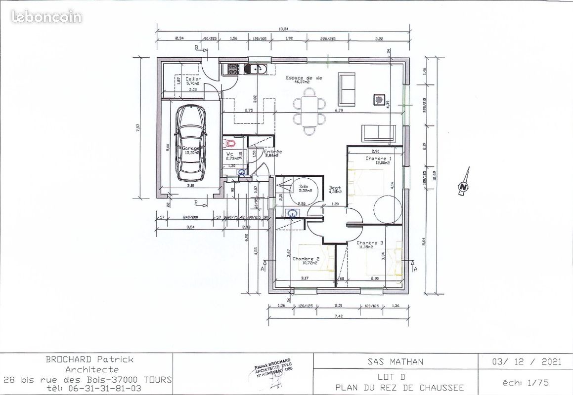 Maison a louer saumur - 4 pièce(s) - 101 m2 - Surfyn