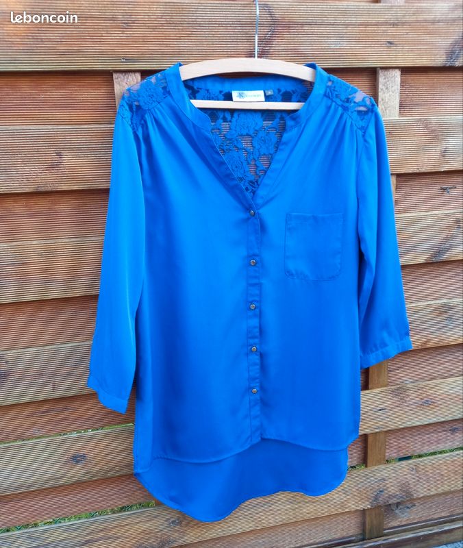 Chemisier bleu - Taille M/38 - Neuf (image 6)