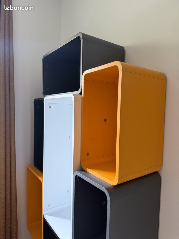 Bibliothèque modulable colorée – 7 cases (image 4)