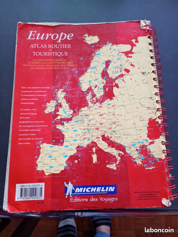 Atlas routier Michelin Europe 2001 (image 2)