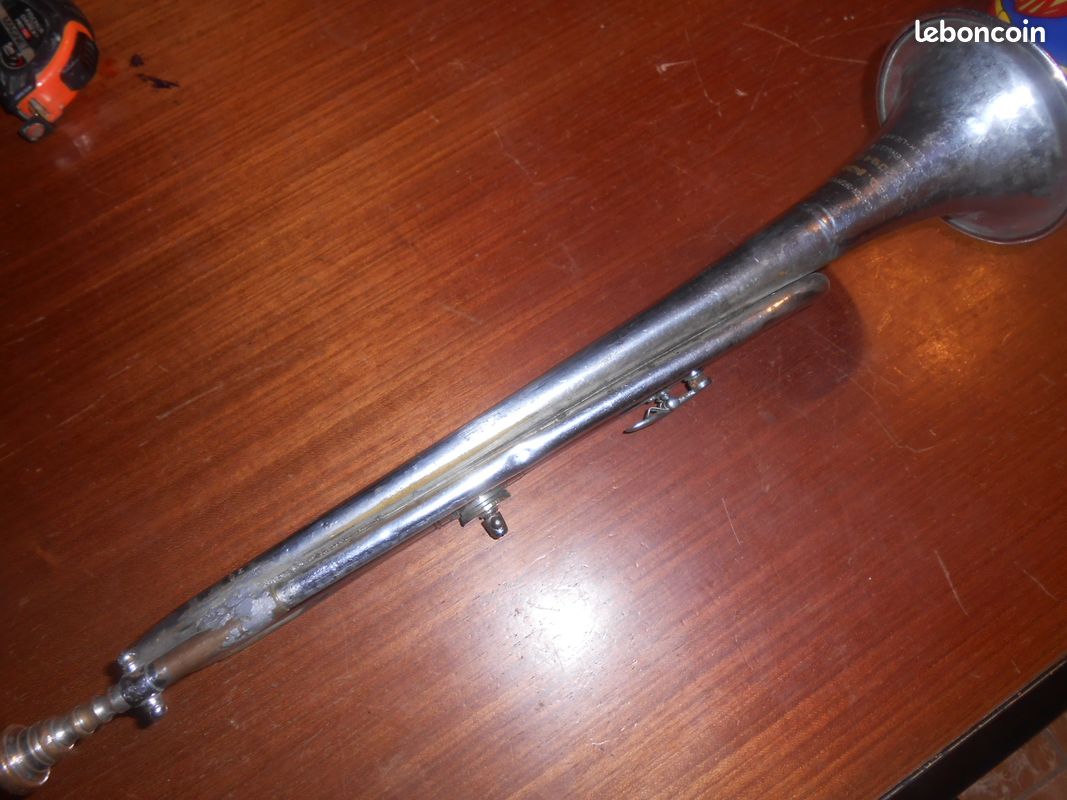 Rare ancien clairon trompette Van Engelen Lierre Belgiuqe tout début XXe (image 10)