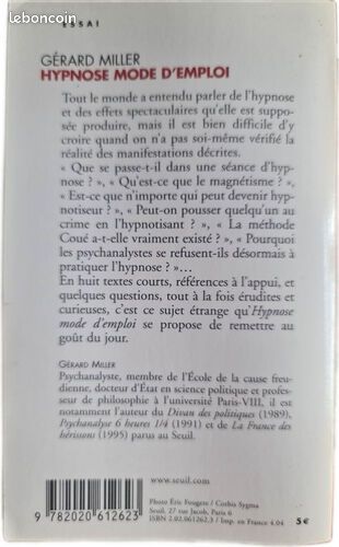 [Livre] Hypnose mode d'emploi - Bon état (image 2)