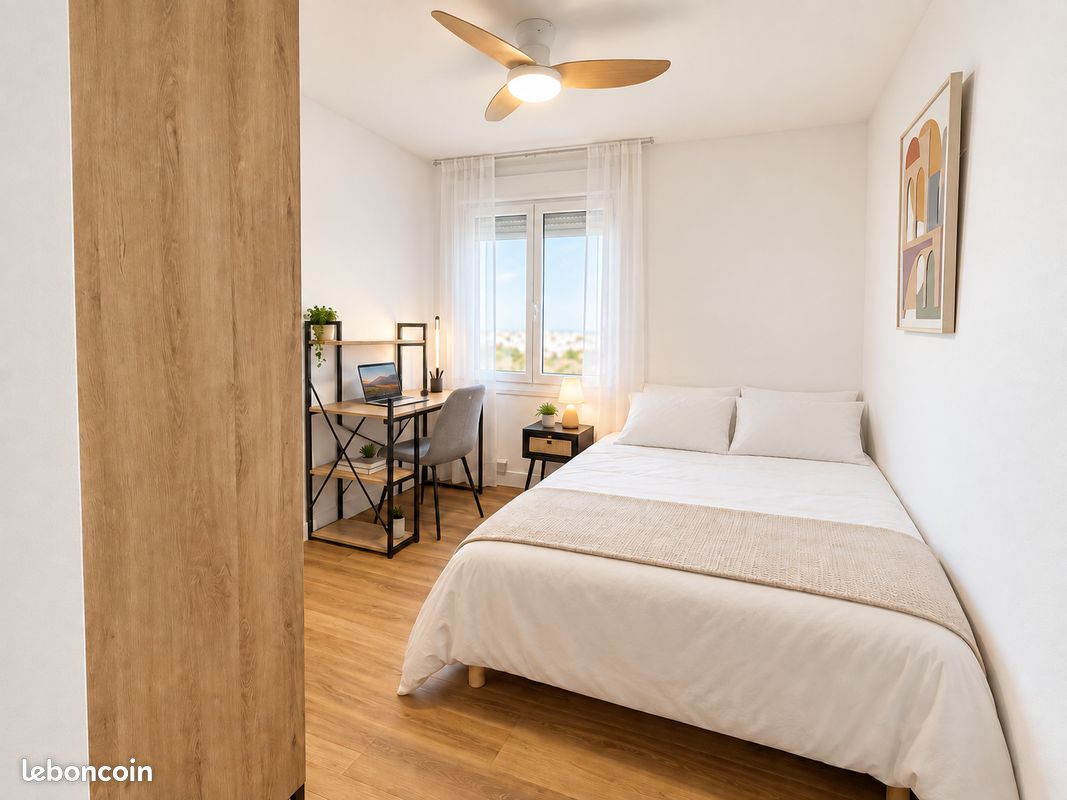 Chambre dispo en coloc proche aéroport Blagnac Airbus et Tram (image 2)