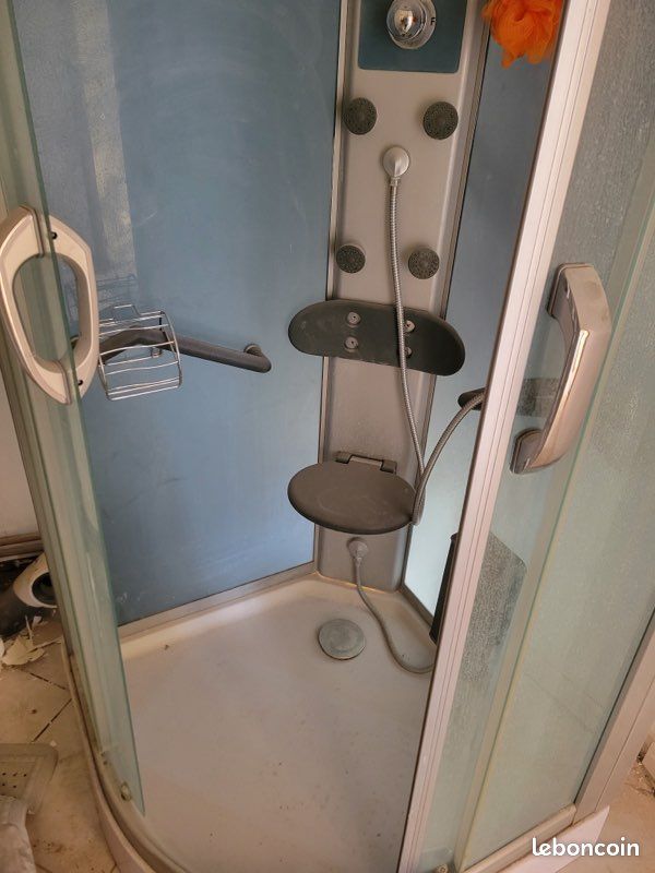 Cabine de douche hydromassante avec siège (image 4)