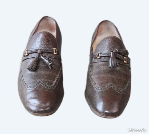 Mocassin Cuir Tanino Crisci Marron - Taille 41, Occasion Très Bon état, Avec Emballage