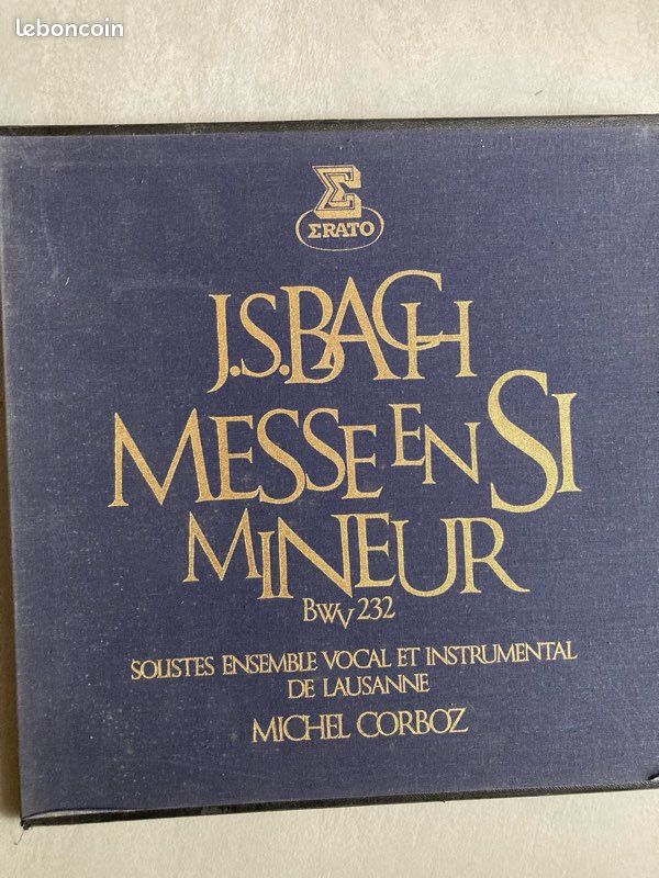 Coffret vinyle classique jean Sébastien Bach (image 1)