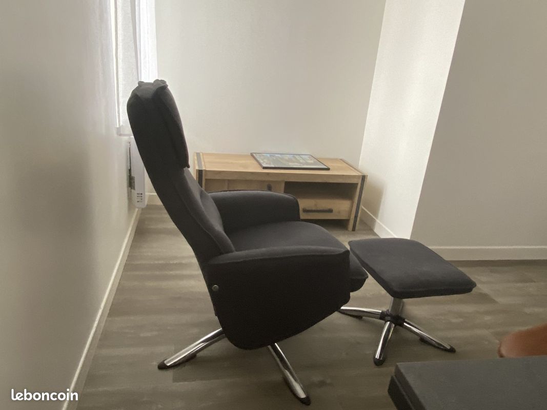 Fauteuil relaxant + Pouf (image 5)