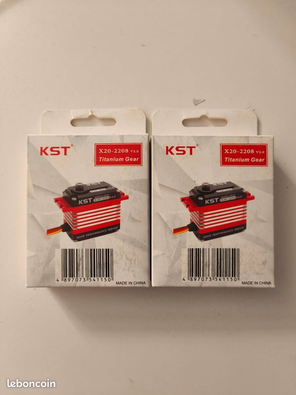 Servo KST X20-2208 Numérique Sans Balais Standard - Servomoteur Engrenage Cyclique Drone Hélico Neuf