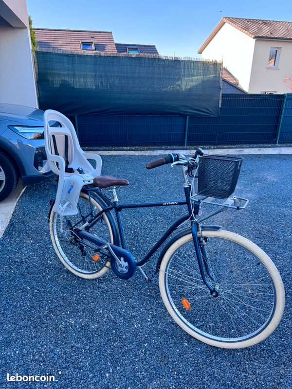 SIEGE VELO Enfant En Osier - Ancien - Rotin - Retro Velo - Vintage EUR
