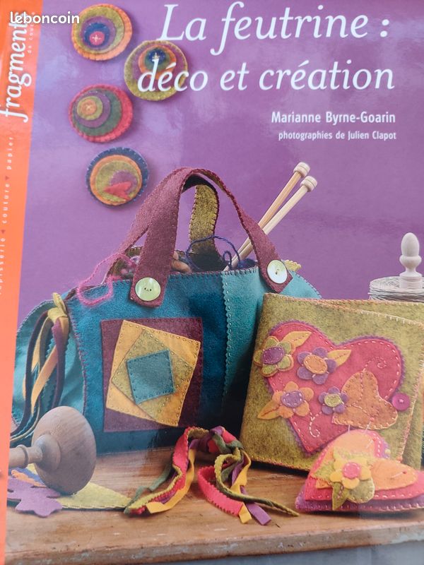 Livre La feutrine déco et création Marianne Byrne Goarin (image 1)