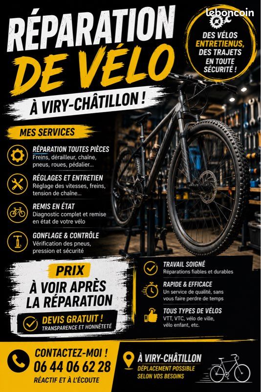 Réparation de vélo (image 1)