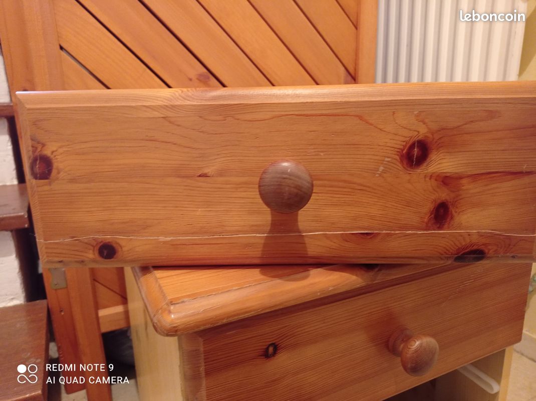 Table de chevet en pin (image 5)