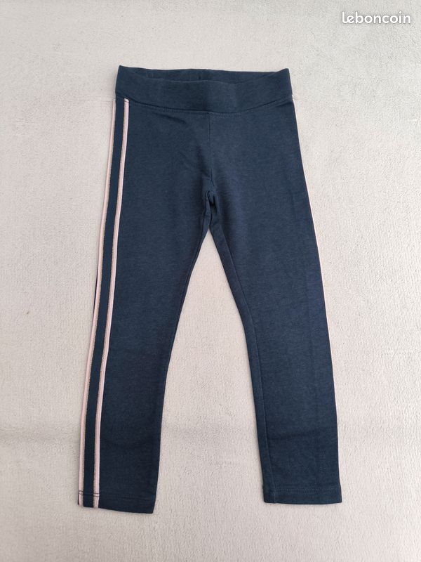Legging Fille F&F Taille 2-3 Ans - Bleu - Très Bon état D'occasion